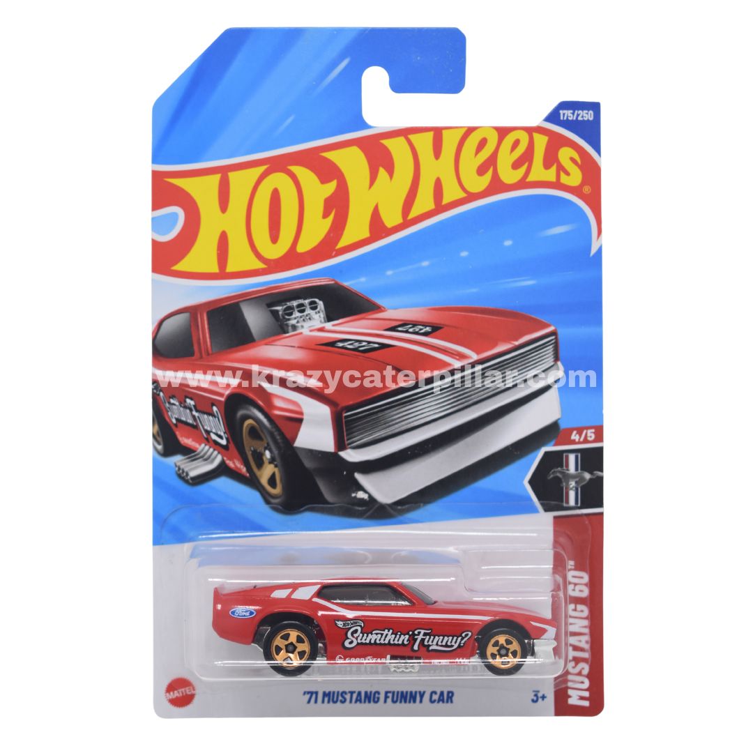 Hot Wheels '71 Mustang Funny Car Red