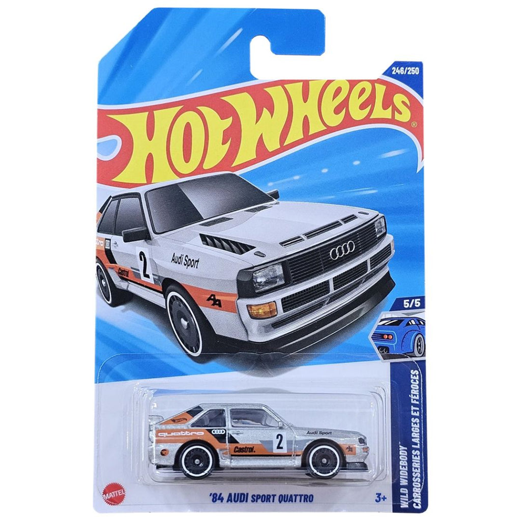 Hot Wheels '84 Audi Sport Quattro - Silver