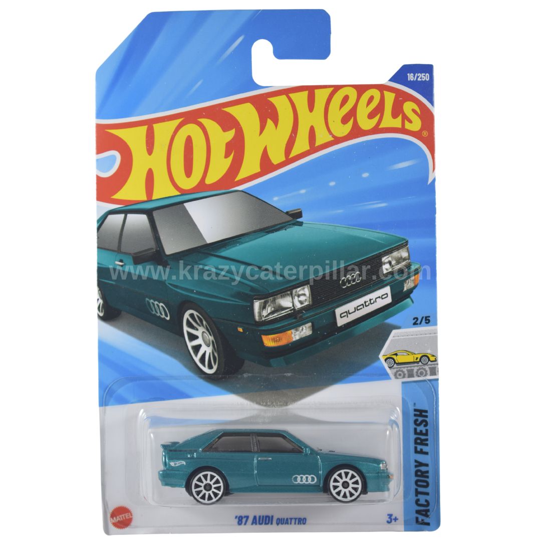 Hot Wheels '87 Audi Quattro Green