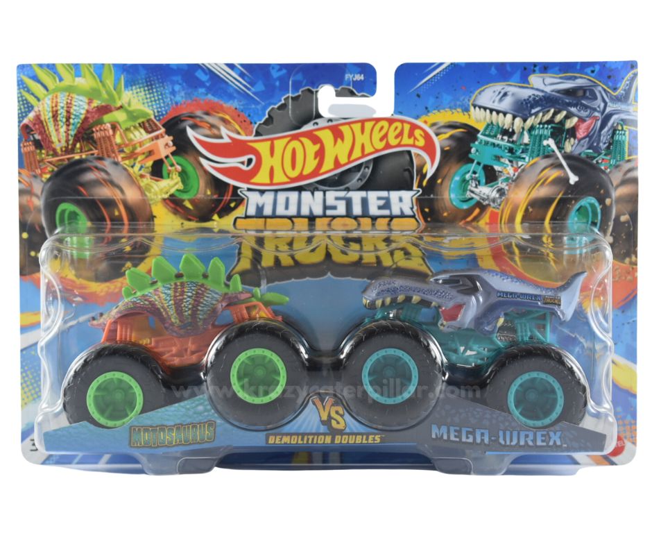 Smash-Squatch Vs. 32 Degrees: Monster Trucks 1:64 Scale Demolition Doubles™ 2-Pack | Hot Wheels®