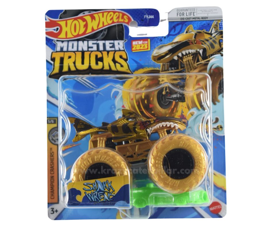 Hot Wheels® Monster Trucks Shark Wreak 1:64 Scale Die-Cast Truck