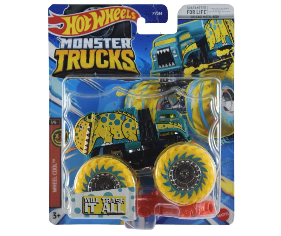 Hot Wheels® Monster Trucks Will Trash It All 1:64 Scale Die-Cast Truck