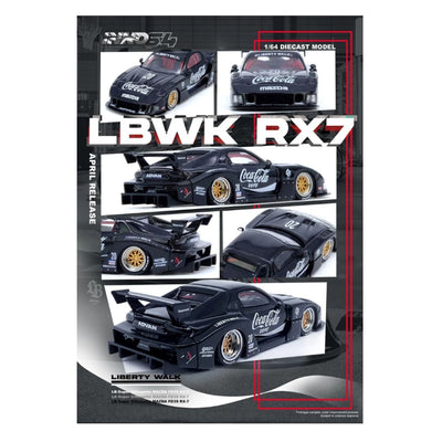 INNO64- LBWK- Mazda RX-7 FD3S LB-Super-Silhoutte Coca Cola