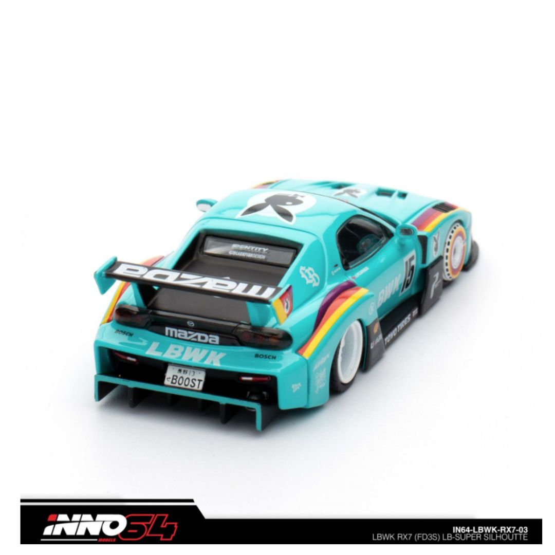 INNO64: LBWK Mazda RX-7 FD3S LB Super Silhouette-Green – Krazy Caterpillar