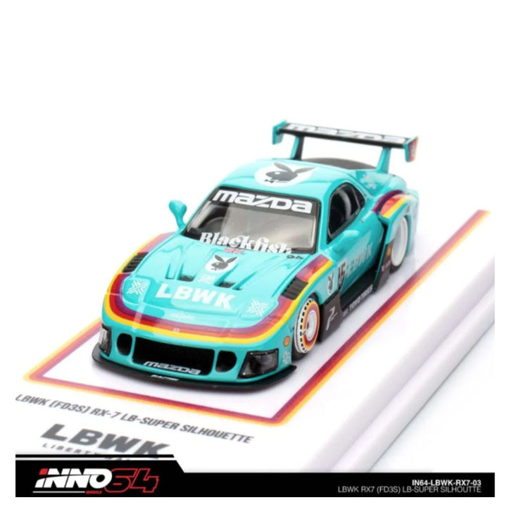 张*峻様 イノモデル INNO64 LBWK RX-7 FD3S 2台セット INNO64: LBWK Mazda RX-7 FD3S LB Super Silhouette-Green – Krazy