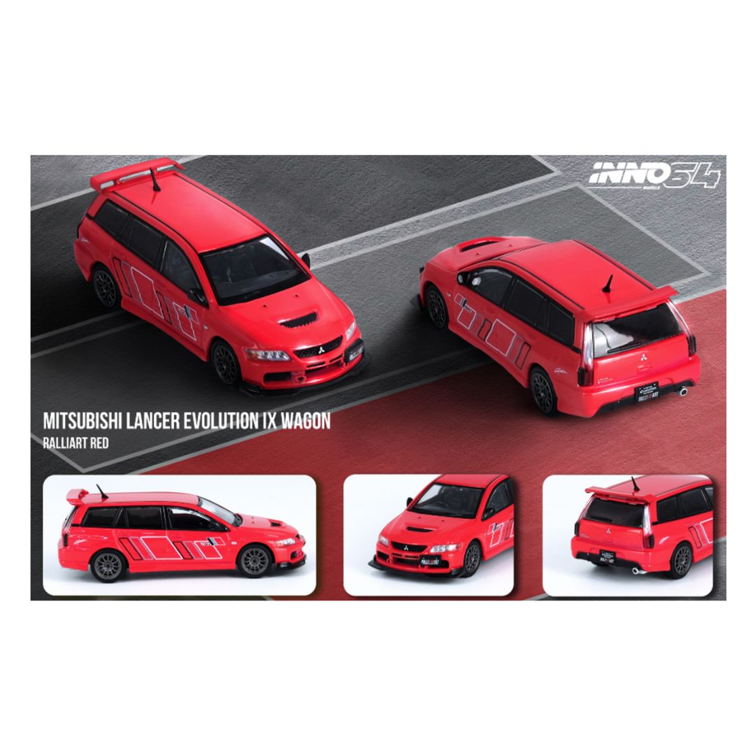 INNO64: Mitsubishi Lancer EVO IX Wagon 2005 Ralliart Red