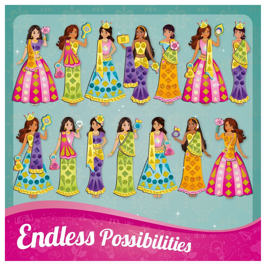 Imagi Make: DIY Magnetic Dress Up - Indian Princess