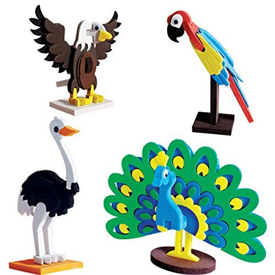 Mapology Birds Around The World 3D Puzzle