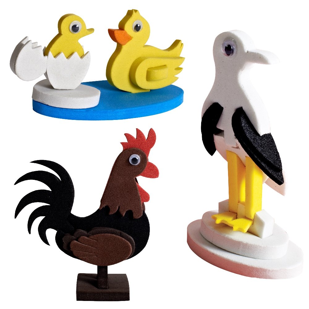 Mapology Birds Around The World 3D Puzzle