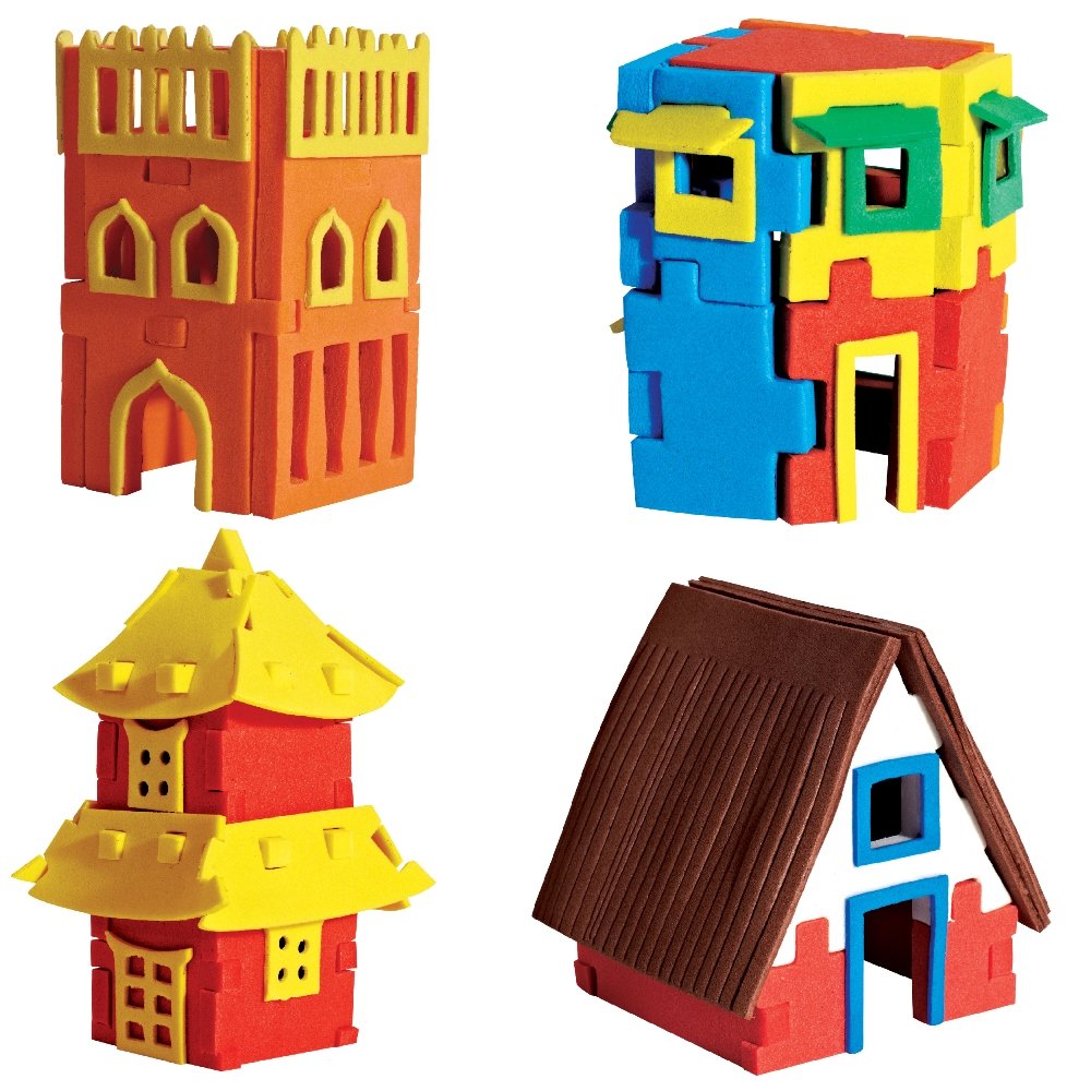 Mapology House Around The World 3D Puzzle