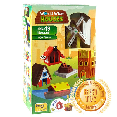 Mapology House Around The World 3D Puzzle