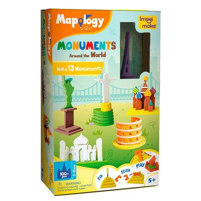 Mapology Monuments Around The World 3D Puzzle