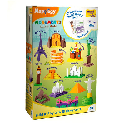 Mapology Monuments Around The World 3D Puzzle