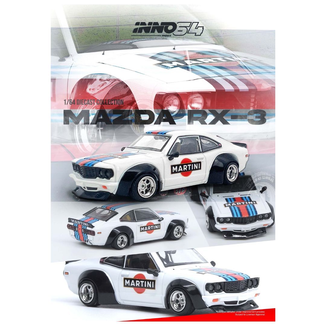 INNO64: Mazda Savanna RX-3 "Martini Racing" Livery