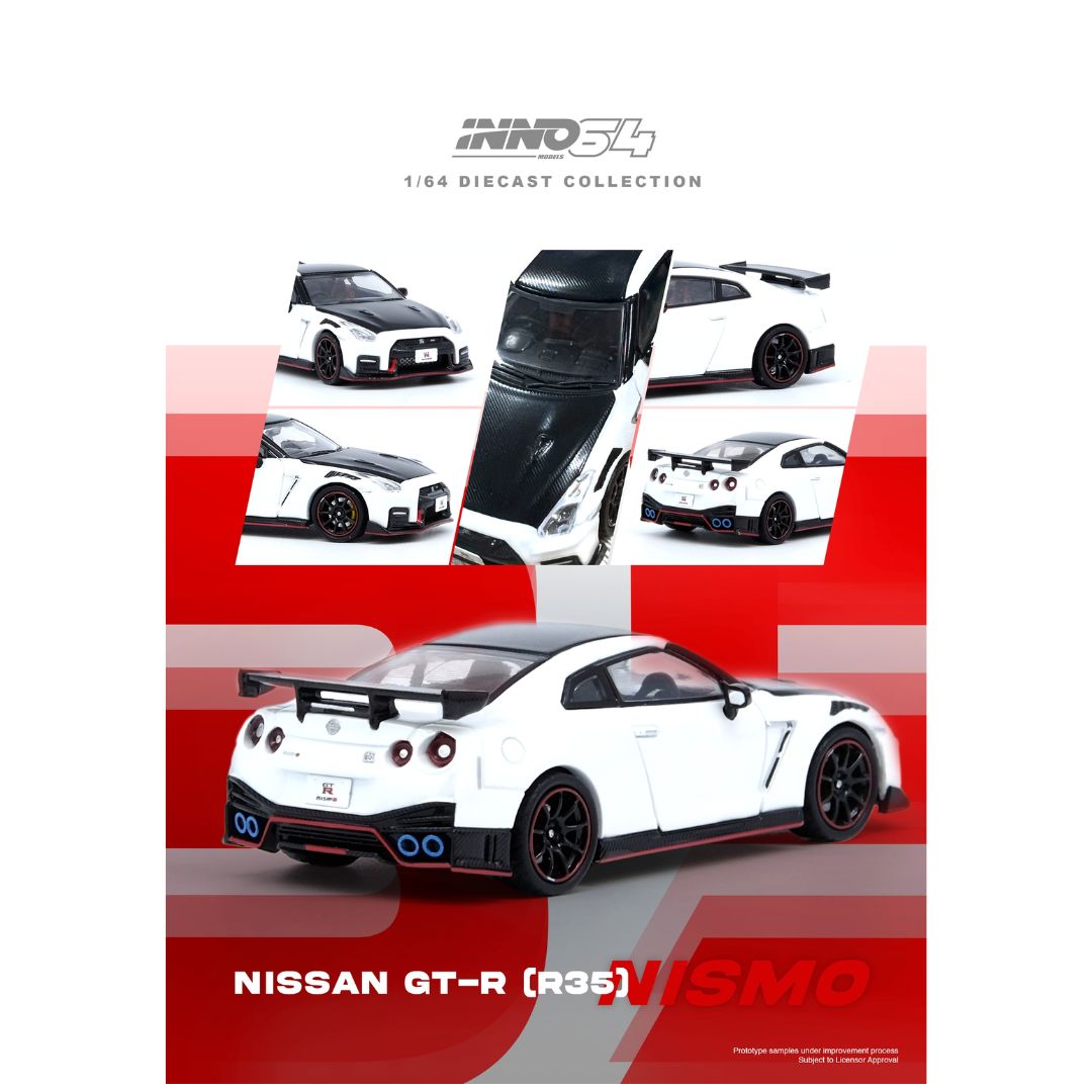 Inno 64: Nissan GT-R (R35) Nismo White – Krazy Caterpillar