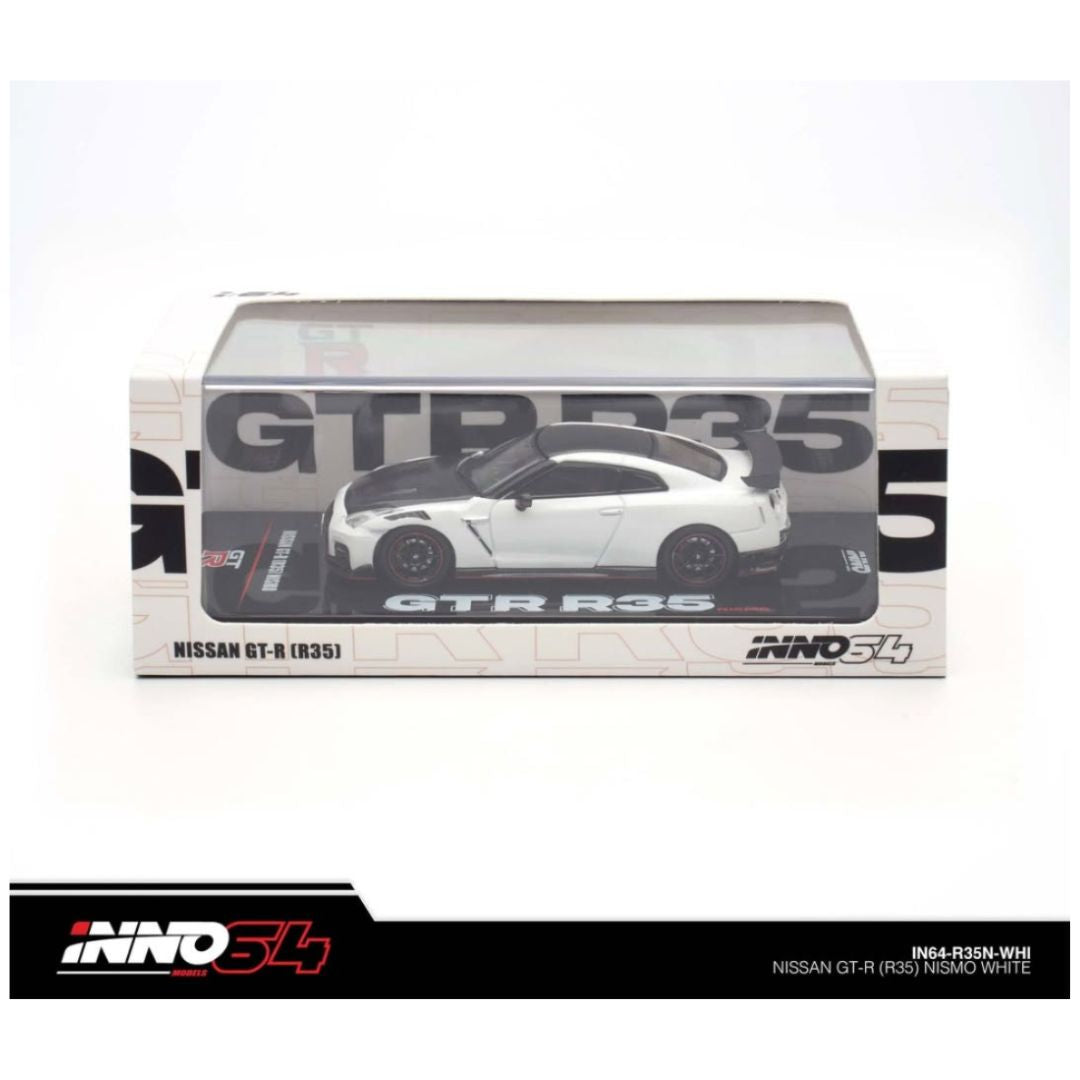 Inno 64: Nissan GT-R (R35) Nismo White – Krazy Caterpillar