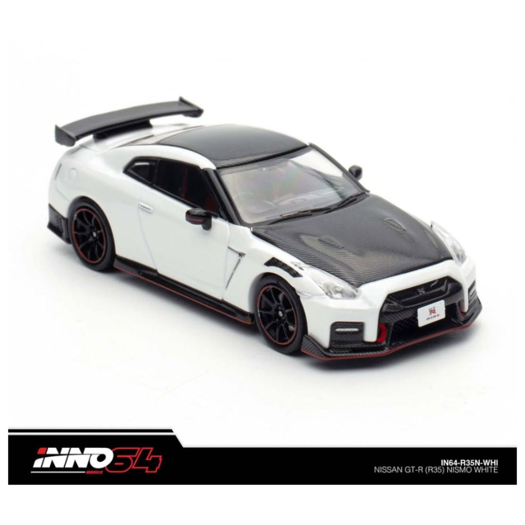 Inno 64: Nissan GT-R (R35) Nismo White – Krazy Caterpillar