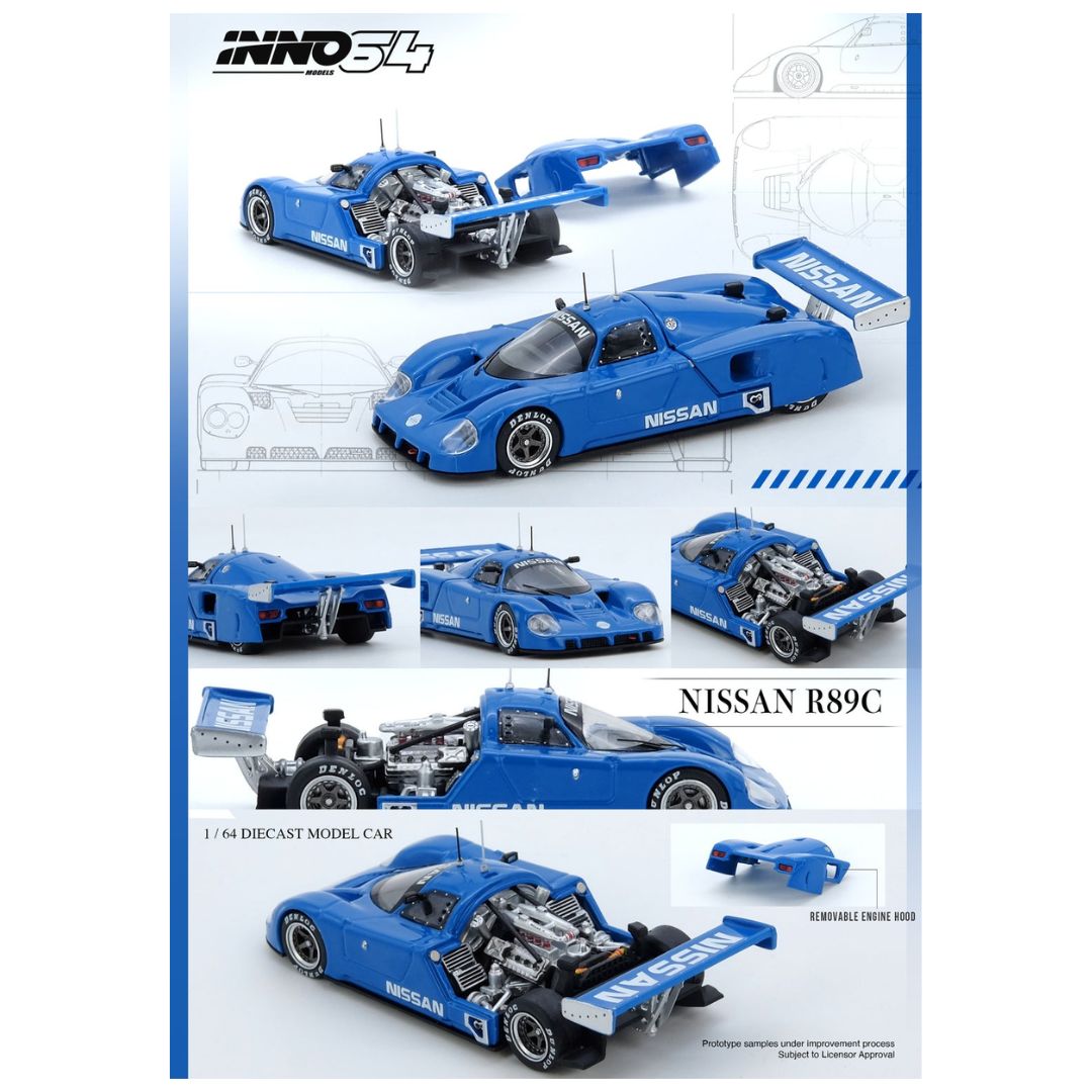 ニッサンB89C RC 1/10 INNO64: Nissan R89C World Sports Car Championship 1989 Work