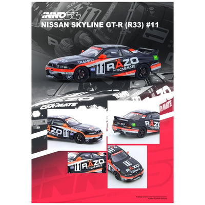 INNO64: Nissan Skyline GT-R (R33) #11 Razo