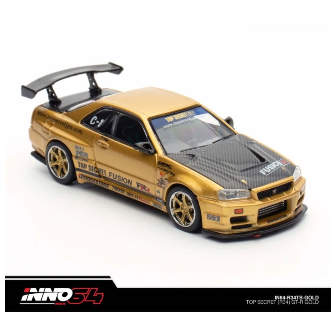 INNO64: Top Secret (R34) GT-R Gold