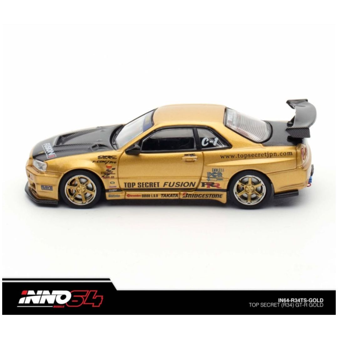 INNO64: Top Secret (R34) GT-R Gold