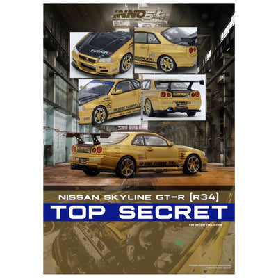 INNO64: Top Secret (R34) GT-R Gold