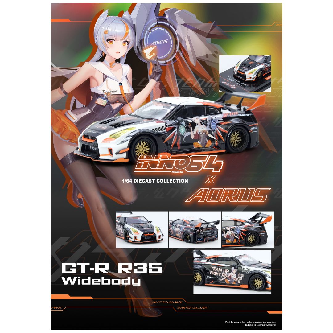 INNO64: GT-R R35 Widebody Aorus X INNO64 Limited Edition – Krazy