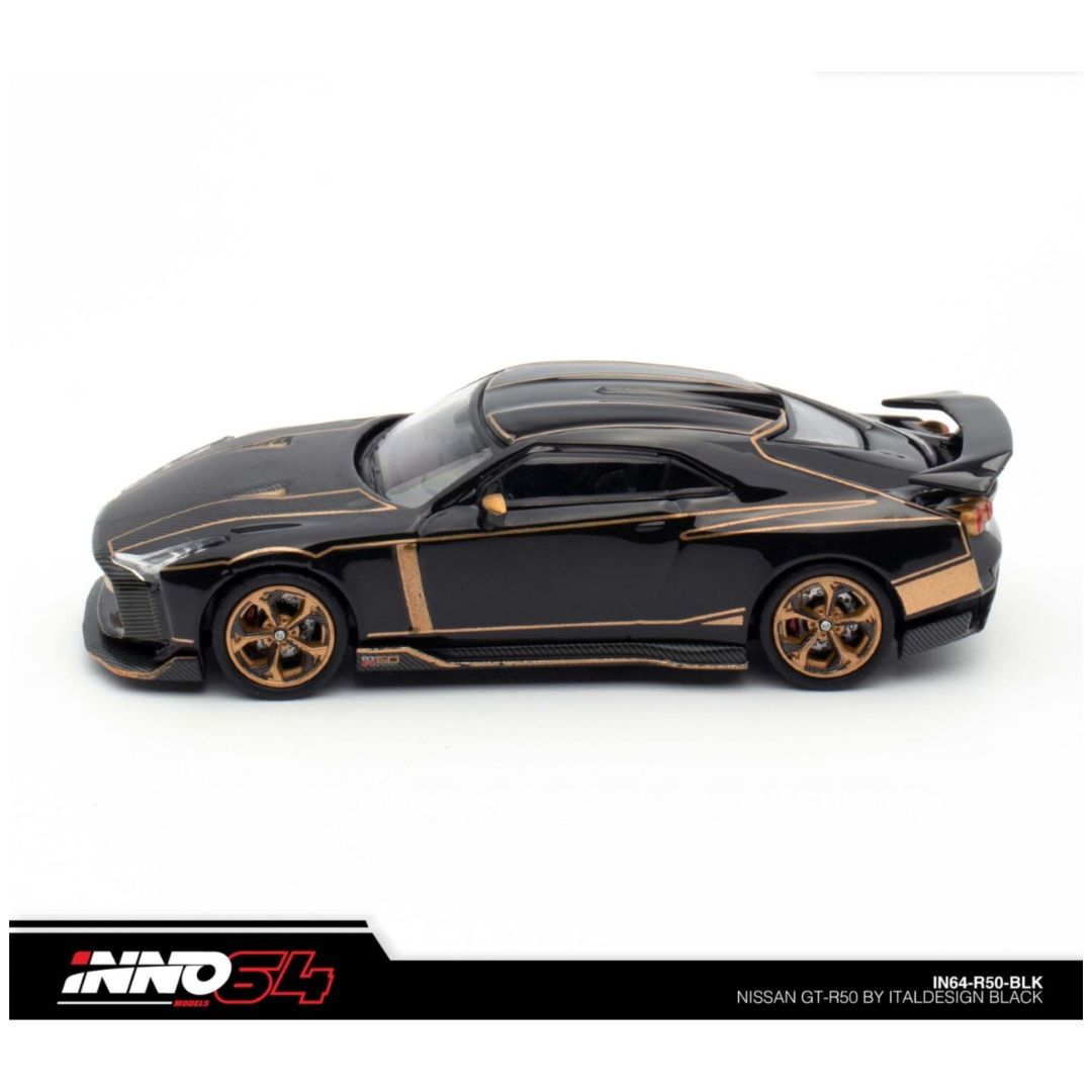 INNO64: Nissan GT-R50 By Italdesign Black 1:64
