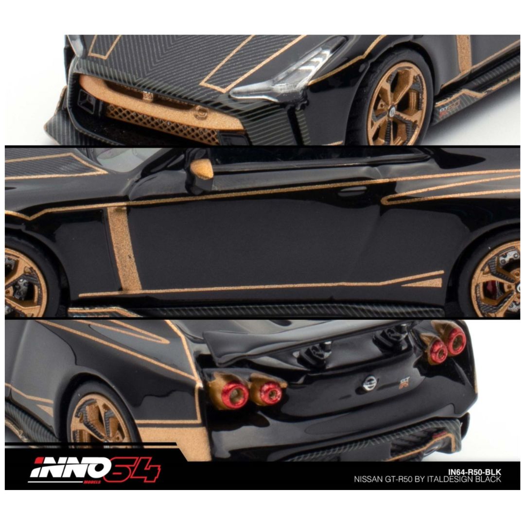 INNO64: Nissan GT-R50 By Italdesign Black 1:64