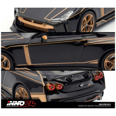 INNO64: Nissan GT-R50 By Italdesign Black 1:64