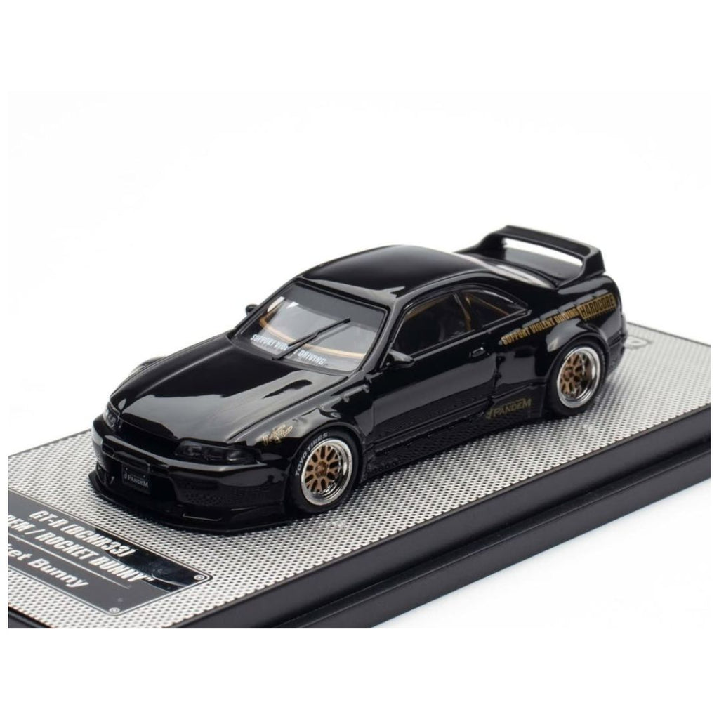 INNO64: Pandem GT-R (BNCR33) Rocket Bunny - Black