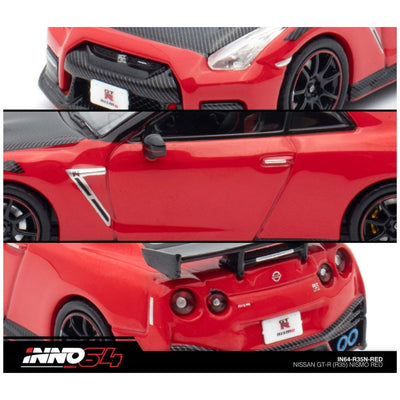 INNO64: Nissan GTR R35 Nismo Red 1:64