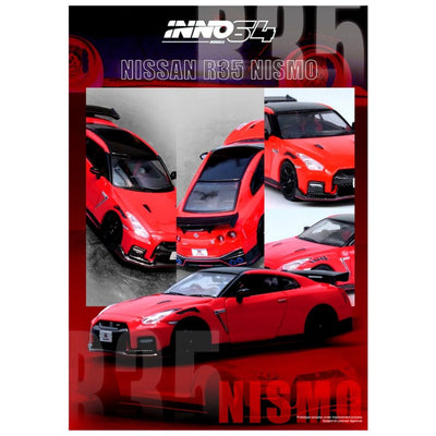 INNO64: Nissan GTR R35 Nismo Red 1:64