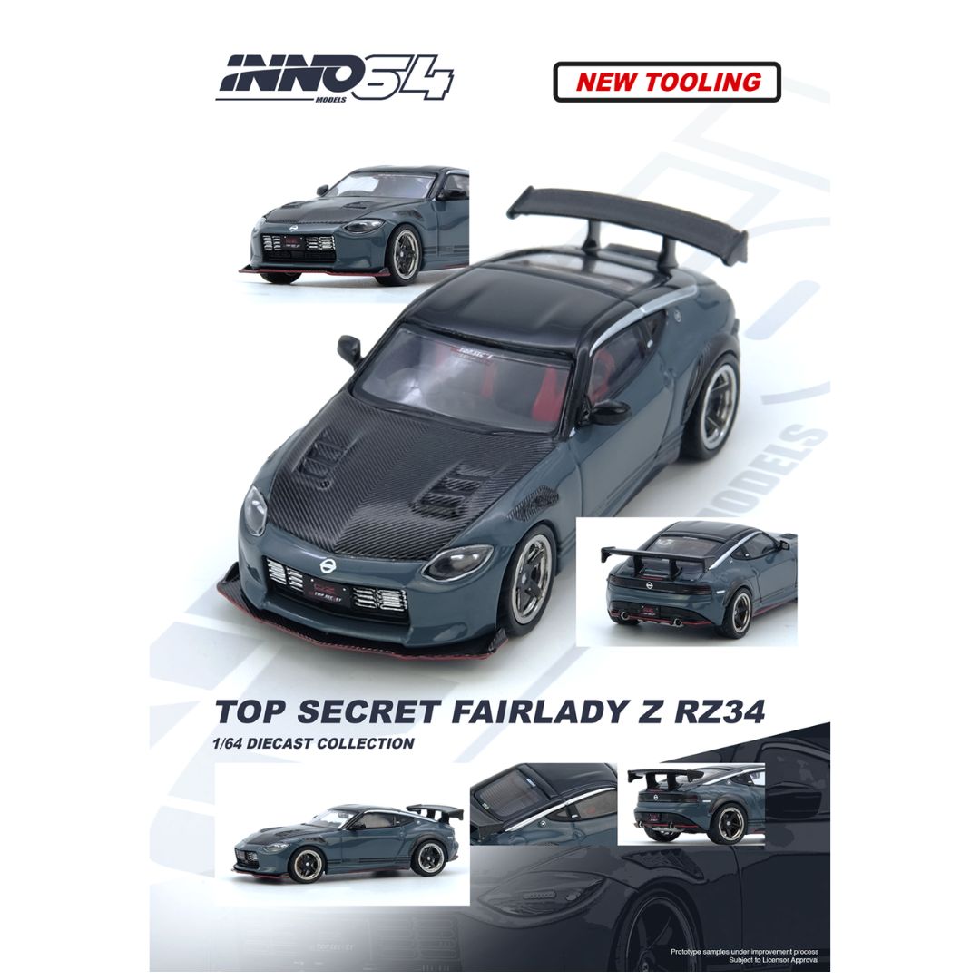 INNO64: Top Secret Fairlady Z RZ34 Stealth Grey – Krazy Caterpillar