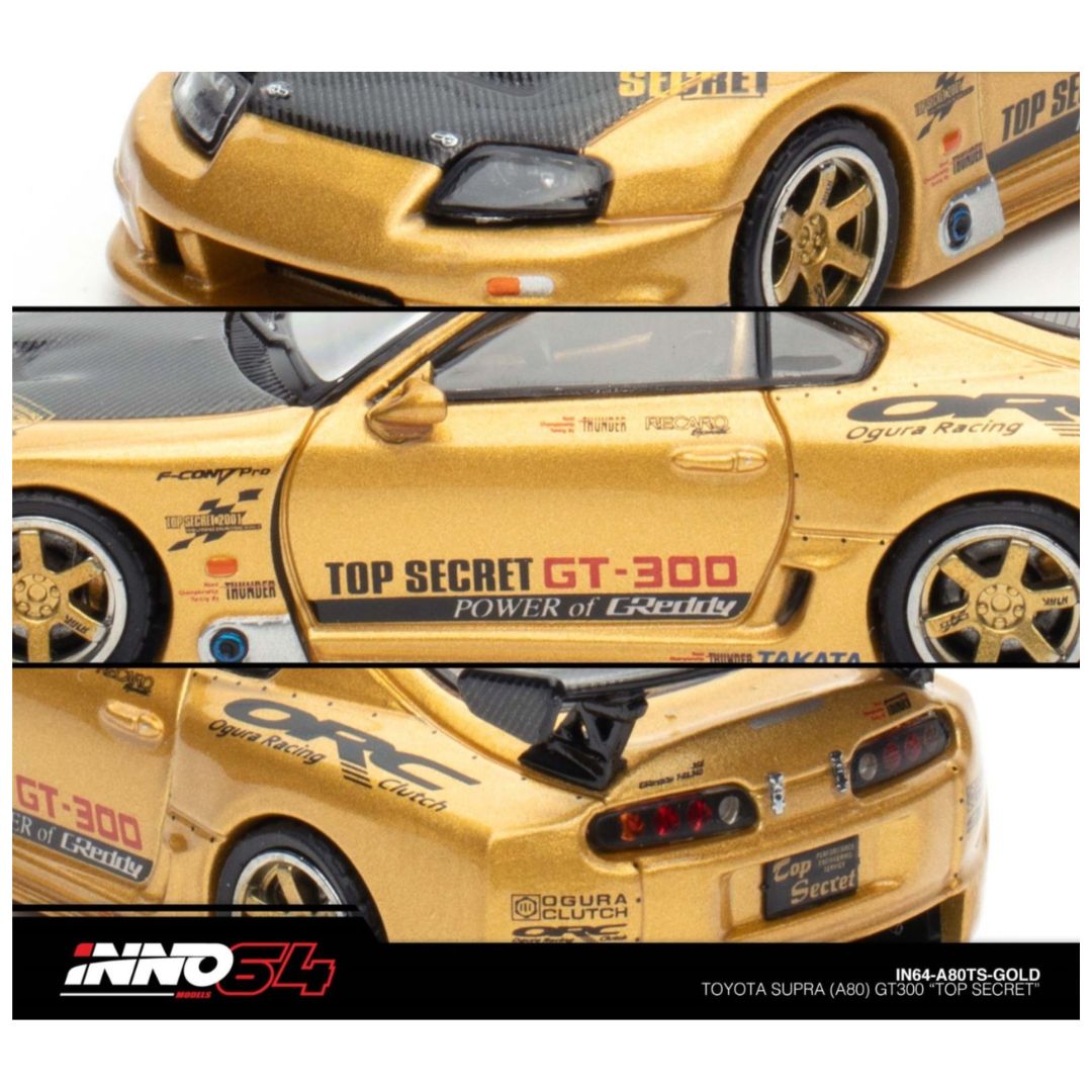 INNO64: Toyota Supra A80 GT300 Top Secret 1:64