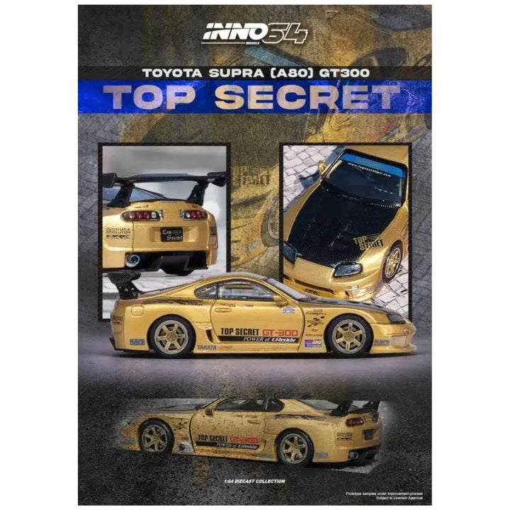 INNO64: Toyota Supra A80 GT300 Top Secret 1:64 – Krazy Caterpillar