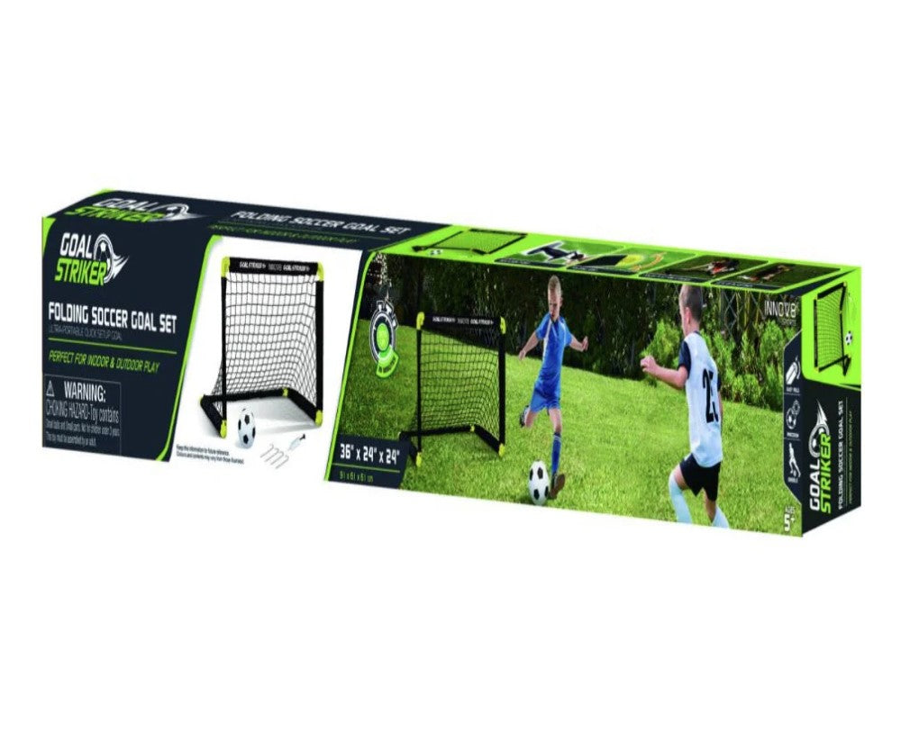 Innov8 Folding Soccer Goal Set