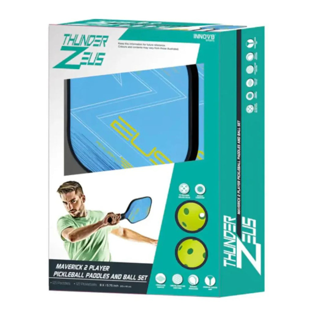 Innov8: Maverick 2 Player Pickleball Paddel and Ball Set