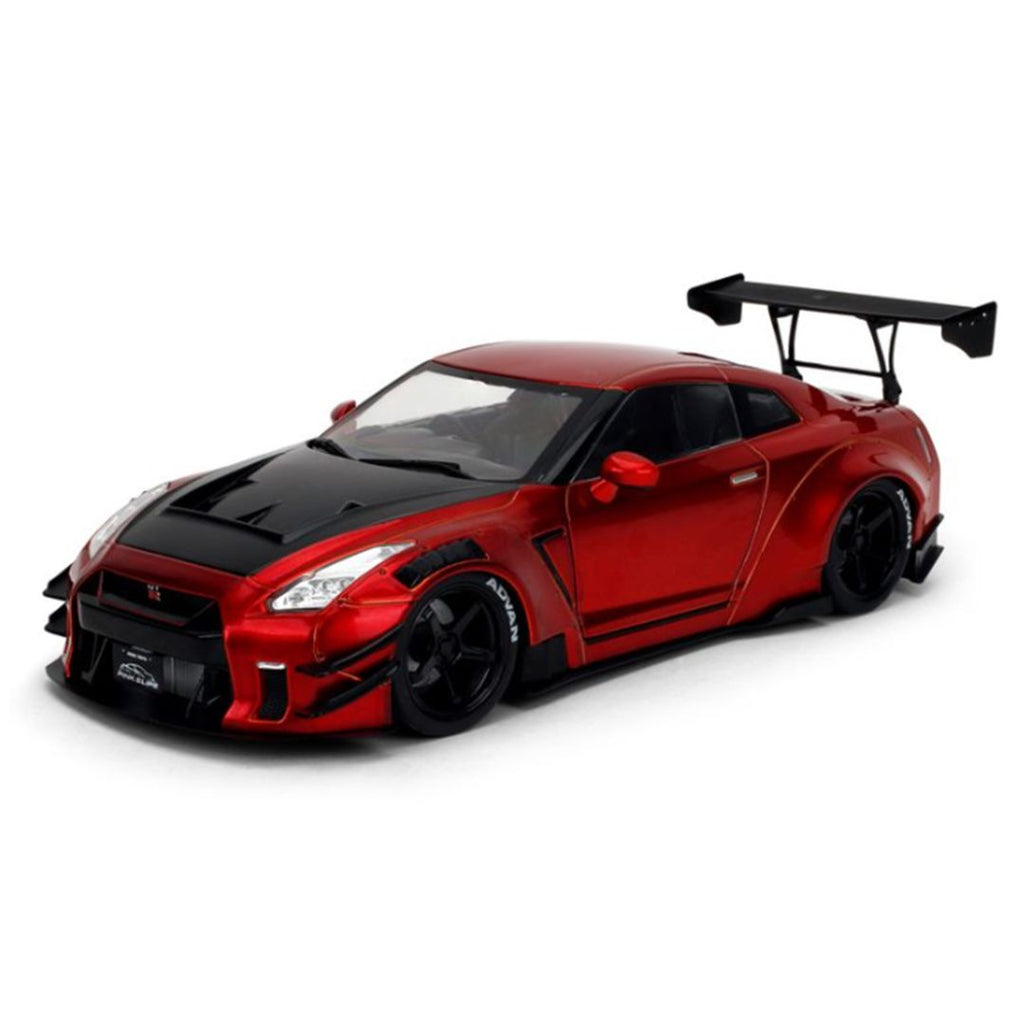 Jada: Pink Slips - Nissan GTR R35 LB Kit 1.5 Red and Black - 1:18