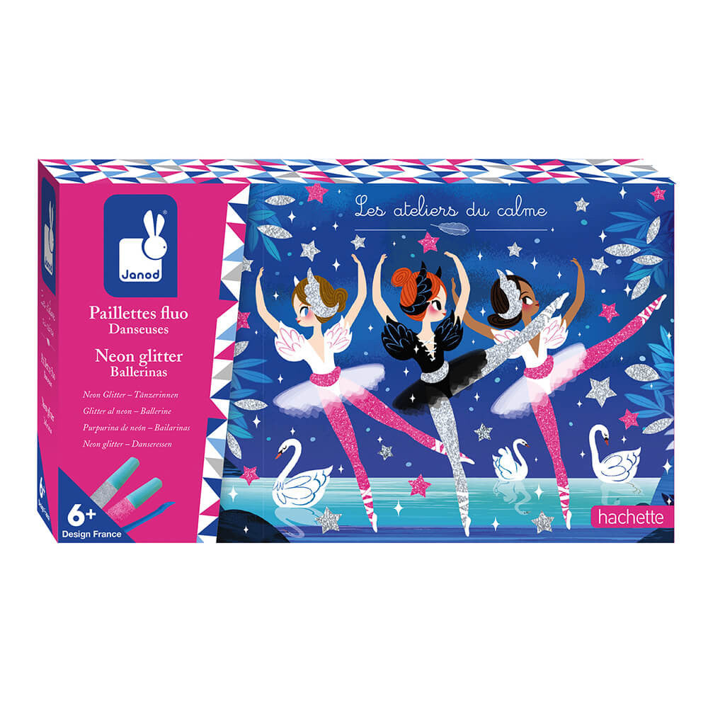 Janod: Creative Kit - Fluorescent Glittering Dancers Set