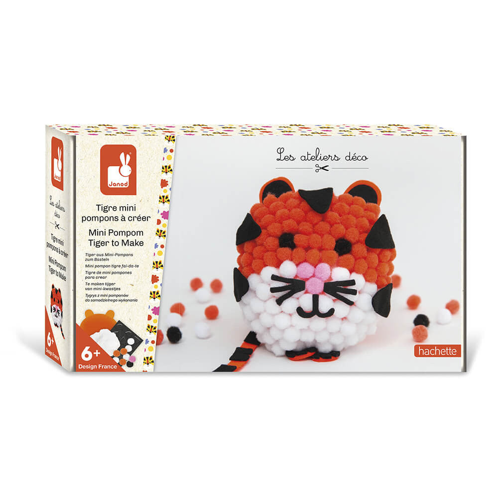 Janod: Mini Pompom Tiger To Make