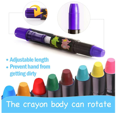 Jar Melo: Silky Washable Crayons - 12 Colors