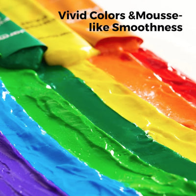 Jar Melo: Color Burst Finger Paint-48Pcs (12 colors)