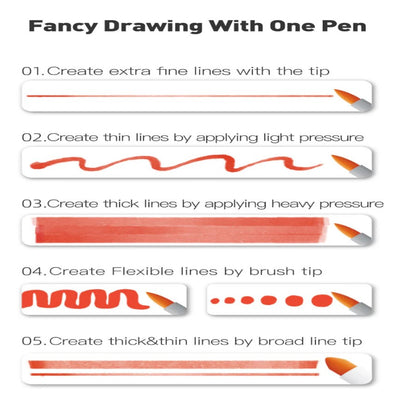 Jar Melo: Dual-Tip Washable Markers: 24 Colours