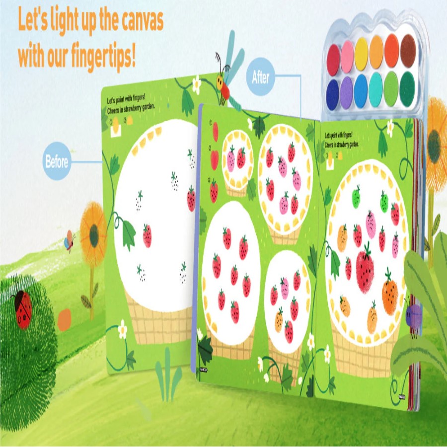 Jar Melo Finger Painting- A Lively Forest Book