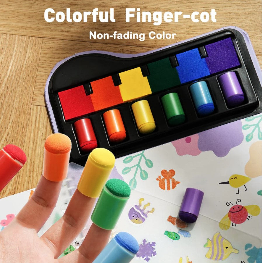 Jar Melo: Finger Painting Stamp Fun Book