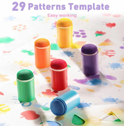 Jar Melo: Finger Painting Stamp Fun Book-Fingertip Stamp Fun book