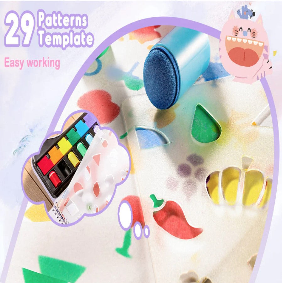 Jar Melo: Finger Painting Stamp Fun Book-Fingertip Stamp Fun book