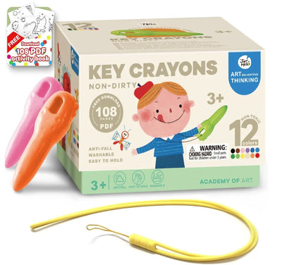 Jar Melo: Key Crayon - 12 Colors