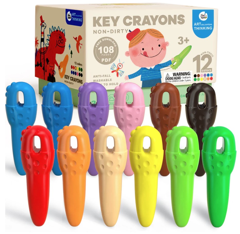 Jar Melo: Key Crayon - 12 Colors